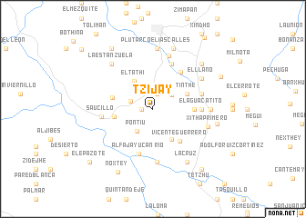 map of Tzijay