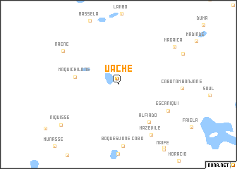 map of Uache