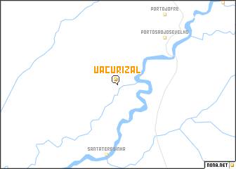 map of Uacurizal