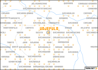 map of Uajê Fula