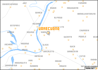 map of Uamecuana