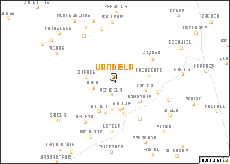 map of Uandela