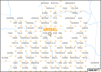 map of Uandel