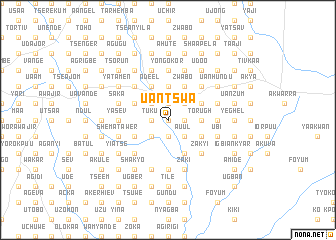 map of Uantswa
