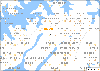 map of Uáral