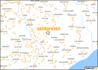 map of Uaraufehan