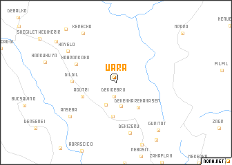 map of Uara