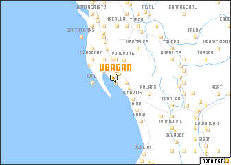 map of Ubagan