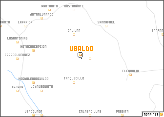 map of Ubaldo