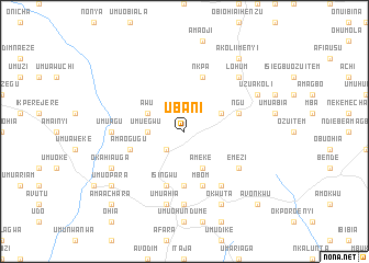 map of Ubani