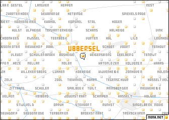 map of Ubbersel