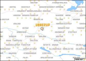 map of Ubberup