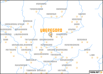 map of Uberegoro