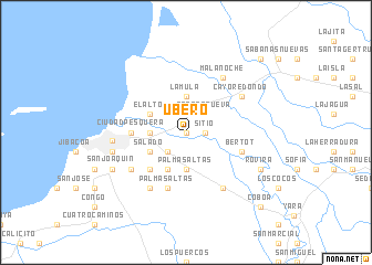 map of Ubero