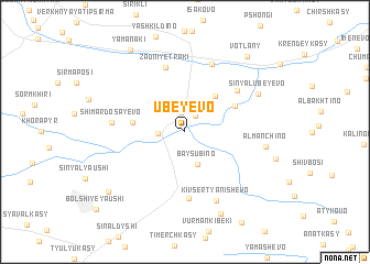 map of Ubeyevo