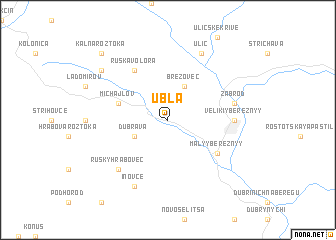 map of Ubľa