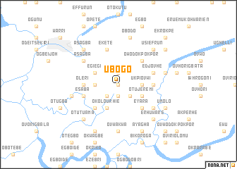 map of Ubogo