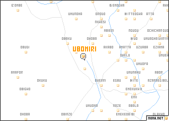 map of Ubomiri