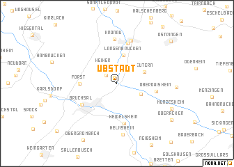 map of Ubstadt