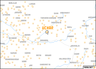 map of Uchār