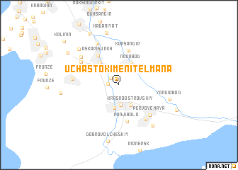 map of Uchastok Imeni Tel\