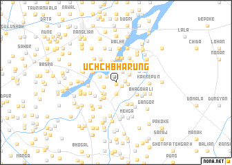 map of Uchch Bhārung