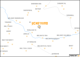 map of Ucheykino