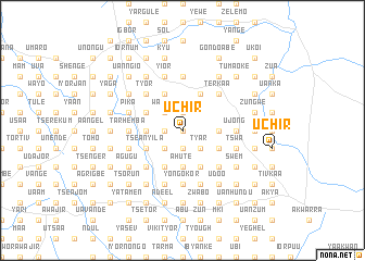 map of Uchir
