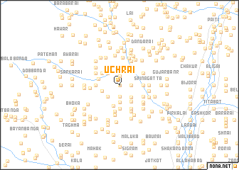 map of Uchrai