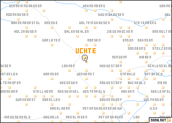 map of Uchte
