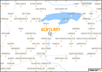 map of Uchylany