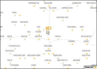 map of Ucí