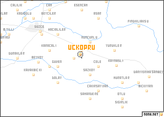 map of Üçköprü