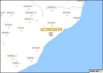 map of Uçmakdere
