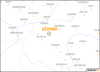 map of Üçpınar