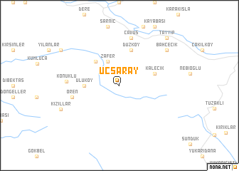 map of Üçsaray