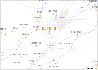 map of Üçtǝpǝ