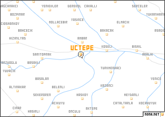 map of Üçtepe