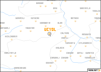 map of Üçyol