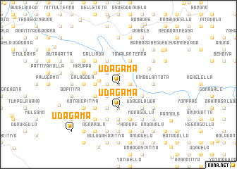 map of Udagama