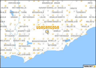 map of Udagangoda