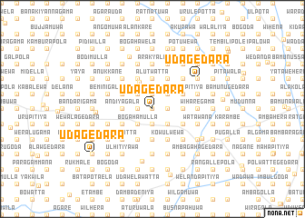 map of Udagedara