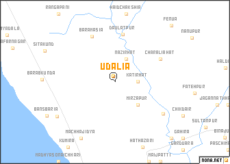 map of Udālia