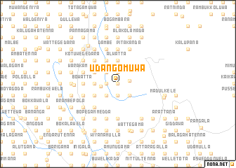 map of Udangomuwa