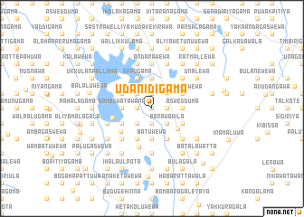 map of Uda Nidigama