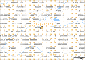 map of Udawewagama