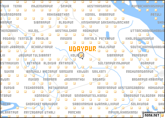 map of Udaypur