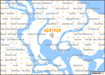 map of Udaypur
