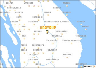 map of Udaypur