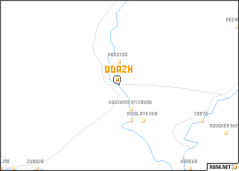 map of Udazh